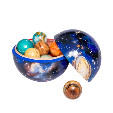 Houten Planeten Set - Educatief Speelgoed voor Ruimteontdekkers met Interactieve Leerervaring en Duurzaam Hout 0